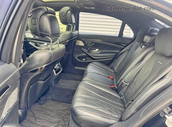 WDDUG7JBXHA286408 2017 MERCEDES-BENZ S Black Вид салону спереду