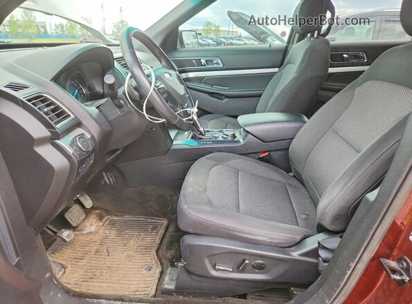 1FM5K8D83GGB13839 2016 FORD EXPLORER Темно-бордовый Вид панели приборов
