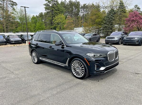 5UXCW2C06M9F67044 2021 BMW X7 Черный Задняя левая четверть