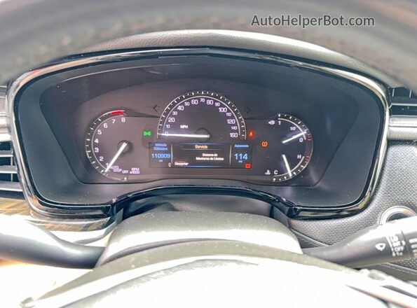 1GYKNARS2HZ278243 2017 CADILLAC XT5 Black Widok zestawu wskaźników