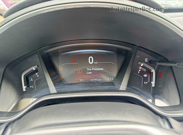 2HKRW2H85JH602943 2018 HONDA CR-V White Vista del cuadro de instrumentos