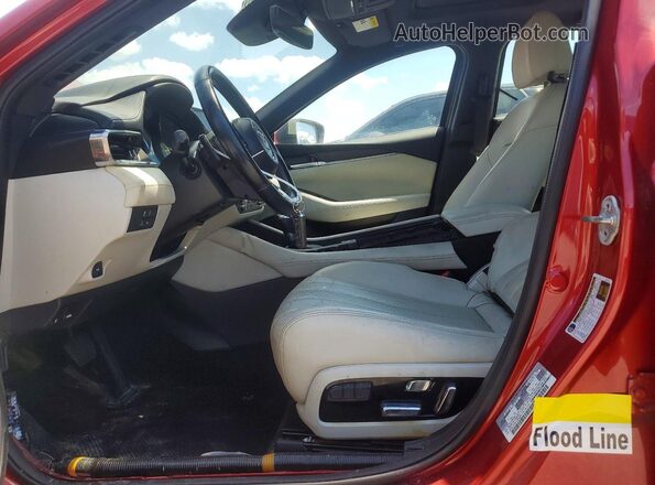 JM1GL1XY4J1304225 2018 MAZDA 6 Красный Вид панели приборов