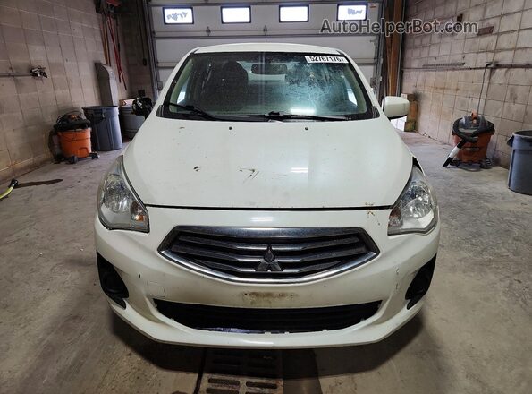 ML32F3FJ3HHF06675 2017 MITSUBISHI MIRAGE Белый Вид сзади