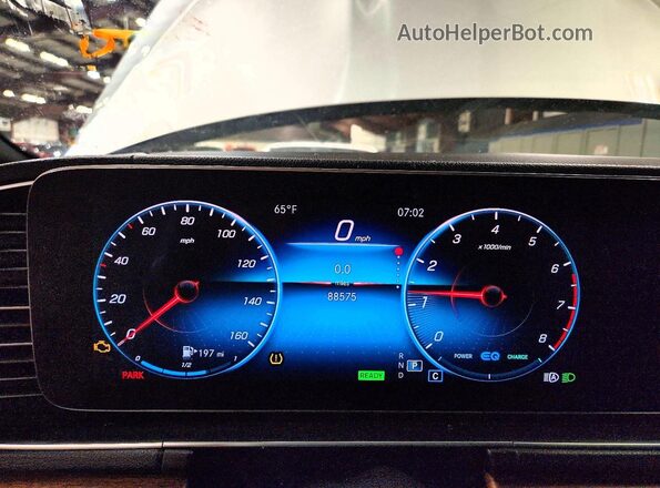 4JGFF5KE2LA185449 2020 MERCEDES-BENZ GLS Silver Vista del cuadro de instrumentos
