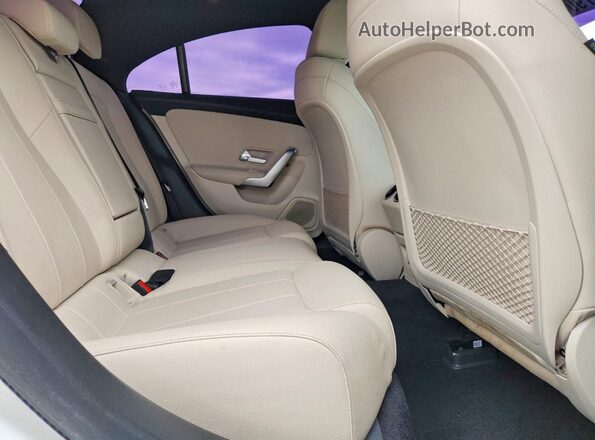 W1K5J4HB4MN148232 2021 MERCEDES-BENZ CLA-CLASS White უკანა სალონის ხედი