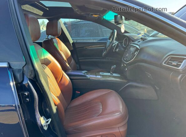 ZAM57RSA7G1168911 2016 MASERATI GHIBLI Blue Вид ззаду