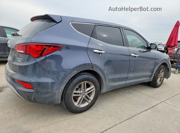 5XYZTDLB8HG414202 2017 HYUNDAI SANTA FE Серебряный Передняя правая четверть