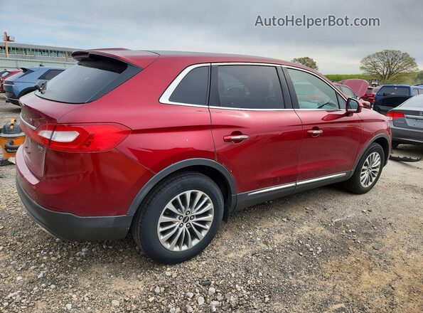 2LMPJ8KR3HBL49539 2017 LINCOLN MKX Красный Передняя правая четверть