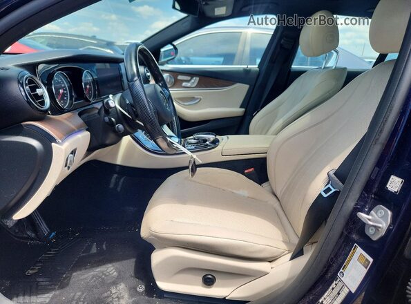 WDDZF4JBXHA081873 2017 MERCEDES-BENZ E Синий Вид панели приборов