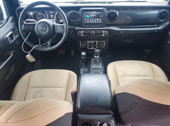 1C4HJXDN1LW154006 2020 JEEP WRANGLER Черный Вид щитка приборов