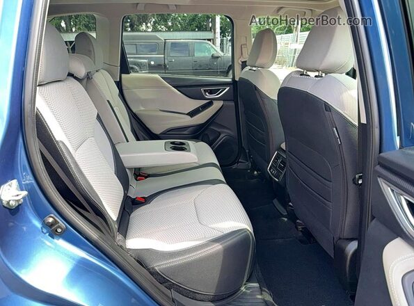 JF2SKAJC0LH417207 2020 SUBARU FORESTER Blue Вид салону спереду