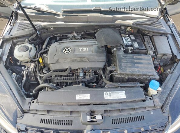 3VW447AU1JM262248 2018 VOLKSWAGEN GTI Black Vista del compartimento del motor