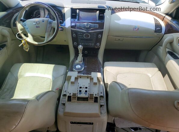 JN8AZ2NF7G9613570 2016 INFINITI QX80 Черный Вид щитка приборов