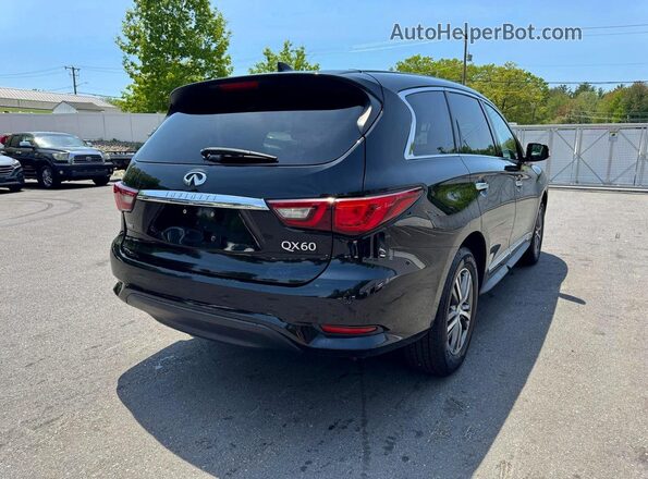 5N1DL0MM9KC565978 2019 INFINITI QX60 Black Передня права чверть