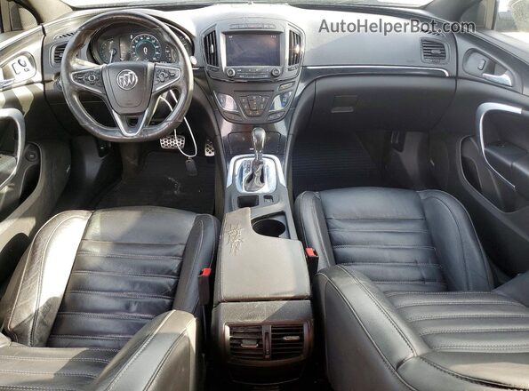 2G4GT5GX0H9138222 2017 BUICK REGAL Черный Вид щитка приборов