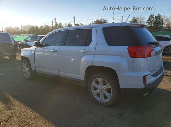2GKFLSEK7H6352345 2017 GMC TERRAIN Белый Задняя правая четверть