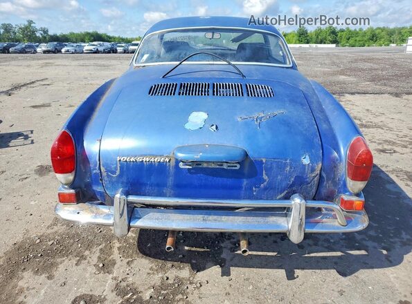 1412861965 1971 VOLKSWAGEN KARMANGHIA Blue Front interior view
