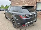 2020 Land Rover Range Rover Sport Hse Черный vin: SALWR2SU7LA707406