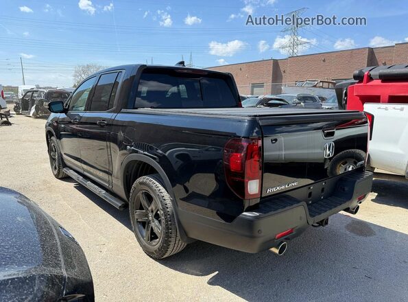 5FPYK3F80NB50 2022 HONDA RIDGELINE Черный Передняя правая четверть