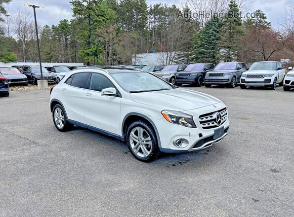 WDCTG4GB0KU004823 2019 MERCEDES-BENZ GLA Белый Задняя левая четверть