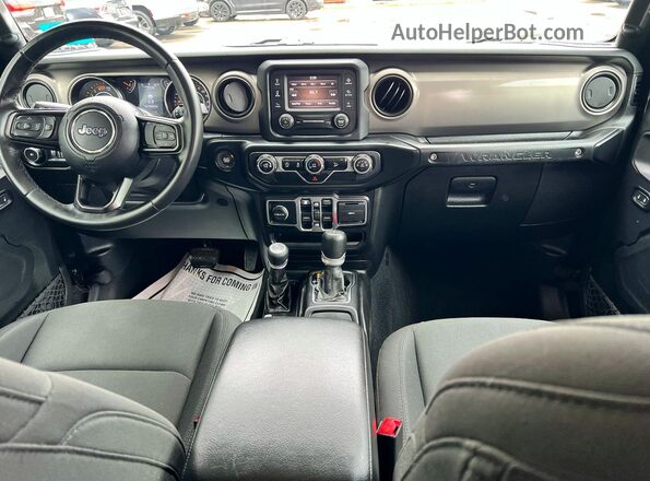 1C4HJXDN1LW204256 2020 JEEP WRANGLER Черный Вид щитка приборов
