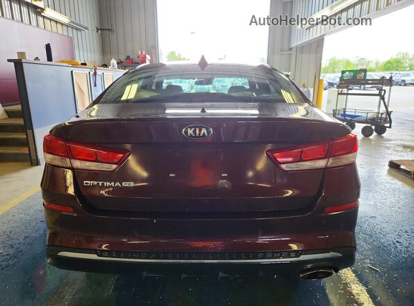 5XXGT4L32KG344191 2019 KIA OPTIMA Бордовый Вид салона спереди
