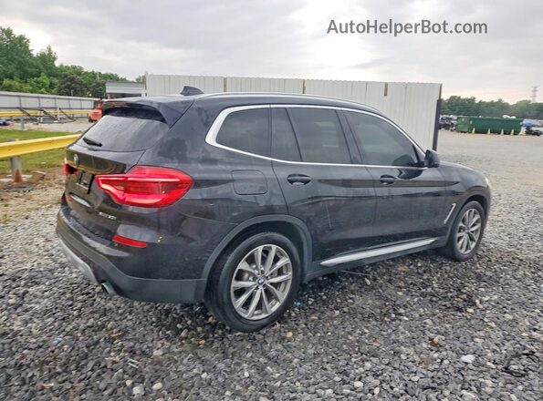 5UXTR7C50KLE94916 2019 BMW X3 Черный Передняя правая четверть