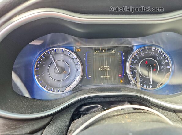 1C3CCCAB1GN112085 2016 CHRYSLER 200 Белый Вид щитка приборов