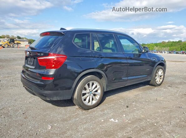 5UXWX9C51G0D67406 2016 BMW X3 Черный Передняя правая четверть