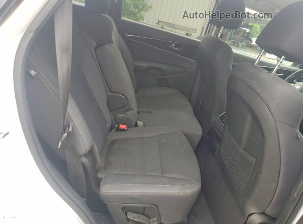 5XYPG4A51KG488450 2019 KIA SORENTO White Vista interior trasera