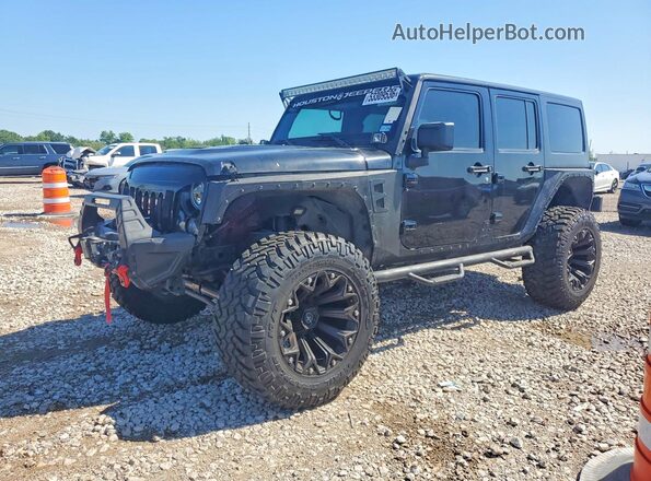 1C4BJWDG8HL751521 2017 JEEP WRANGLER Black Tył lewy
