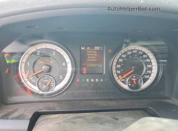 1C6RR7KM7GS138047 2016 RAM 1500 Gray Vista de los asientos traseros