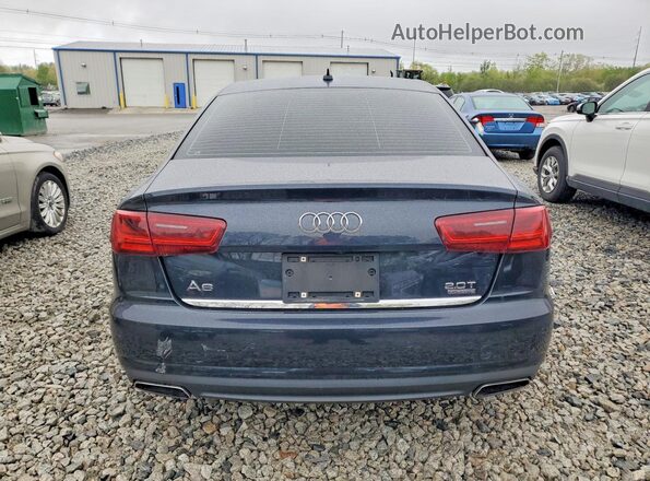 WAUGFAFC7GN132557 2016 AUDI A6 Синий Вид салона спереди