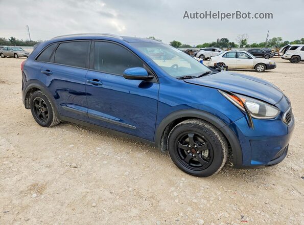 KNDCB3LC6H5047076 2017 KIA NIRO Синий Вид спереди