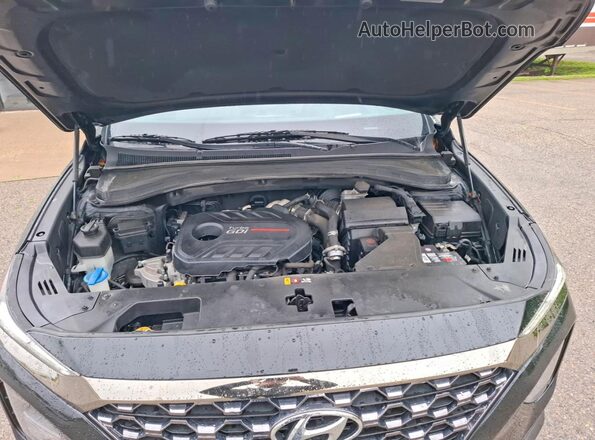 5NMS5CAA3LH255085 2020 HYUNDAI SANTA Черный Вид панели приборов