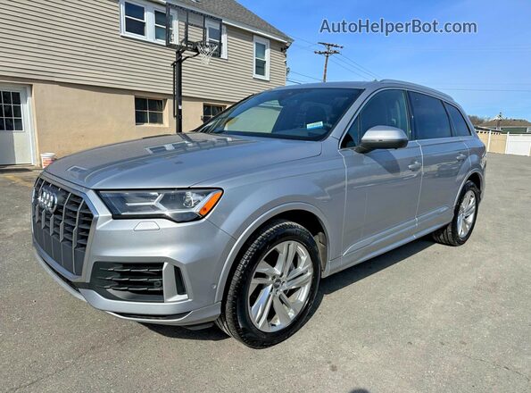 WA1LXAF75MD010227 2021 AUDI Q7 Серебряный Передняя левая четверть