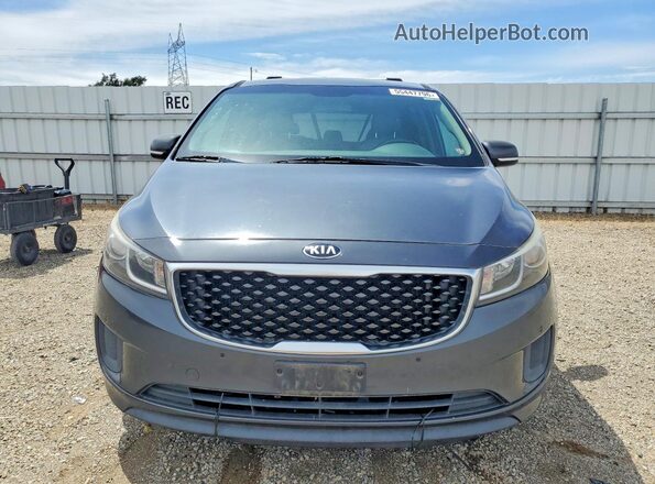 KNDMB5C12H6245078 2017 KIA SEDONA Gray Vista frontal