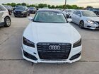 2017 Audi A8 L Quattro Белый vin: WAU43AFD3HN016133