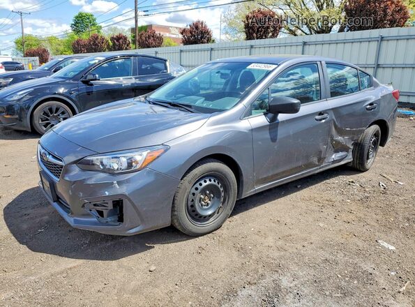 4S3GKAA69J1603526 2018 SUBARU IMPREZA Серый Передняя левая четверть