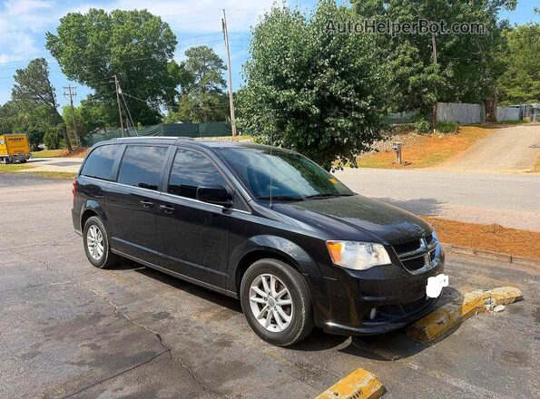 2C4RDGCG1JR207498 2018 DODGE GRAND Черный Задняя левая четверть