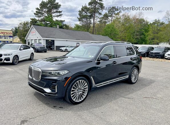 5UXCW2C06M9F67044 2021 BMW X7 Черный Задняя правая четверть