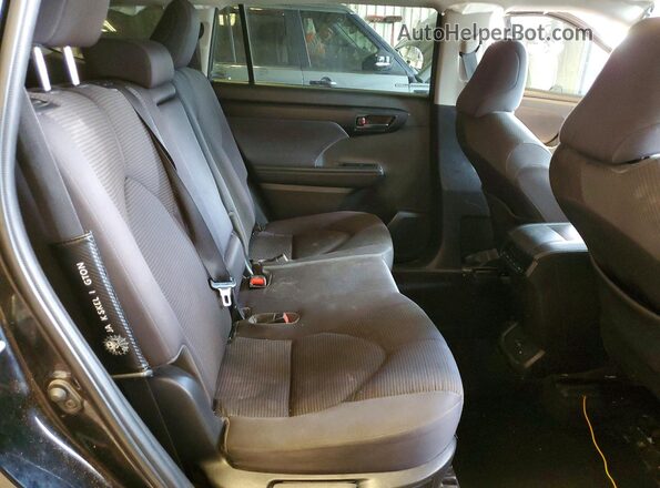 5TDBZRBH1NS587805 2022 TOYOTA HIGHLANDER Черный Вид задней части салона