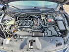 2018 Honda Civic Touring Синий vin: JHMFC1F99JX011972