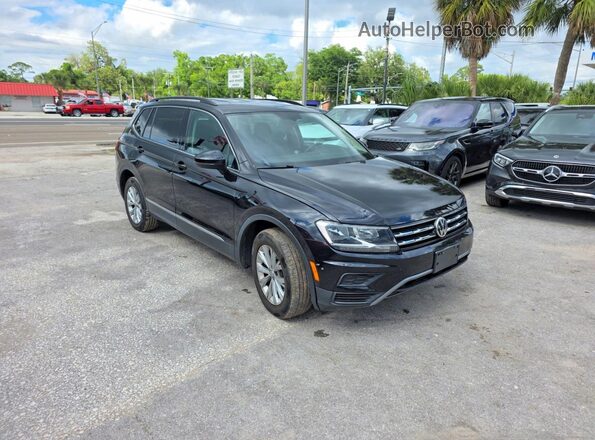 3VV3B7AX5JM078365 2018 VOLKSWAGEN TIGUAN Black Vista tres cuartos delantera izquierda