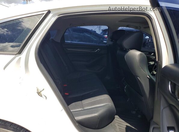 1HGCV2F97LA007625 2020 HONDA ACCORD Белый Вид задней части салона