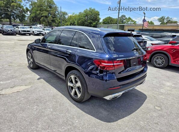 WDC0G4JB8KV170173 2019 MERCEDES-BENZ GLC-CLASS Синий Передняя правая четверть