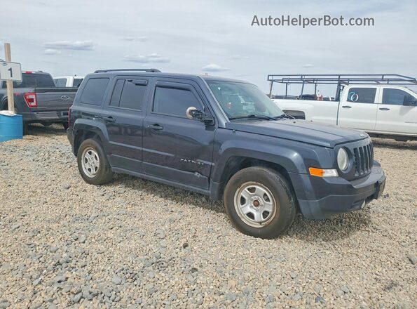 1C4NJPBA7GD528008 2016 JEEP PATRIOT Gray Front view