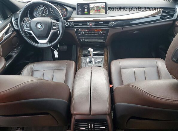 5UXKT0C32H0S81069 2017 BMW X5 Белый Вид щитка приборов