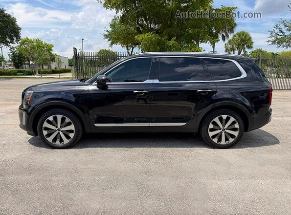 5XYP64HC4NG204790 2022 KIA TELLURIDE Black VIN კოდის სტიკერის ხედი
