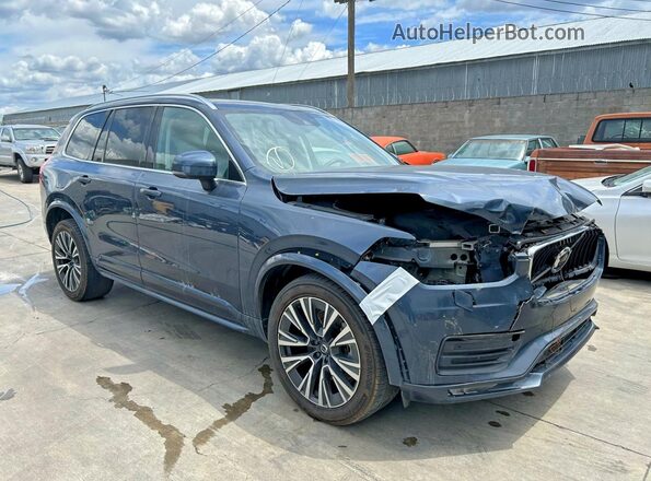 YV4A22PK5M1751013 2021 VOLVO XC90 Синий Передняя левая четверть